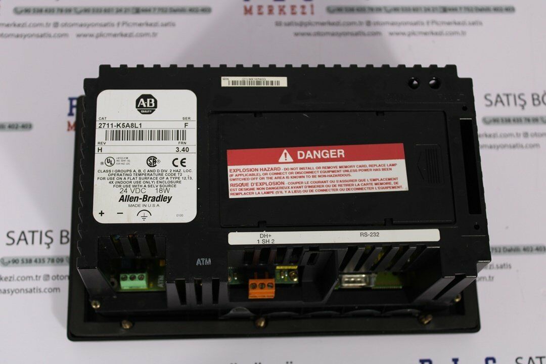 2711-K5A8L1 PANELVİEW 550 5.5 INC OPERATOR PANEL  2.EL