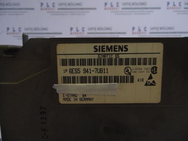 6ES5941-7UB11 CPU941 CENTR.CONTR.MOD. F. S5-115U