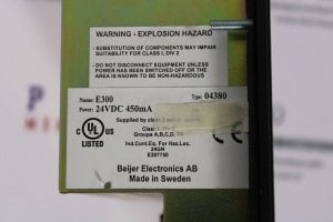 E300 04380 BEIJER  ELECTRONIC E-300 OPERATOR PANEL 2.EL