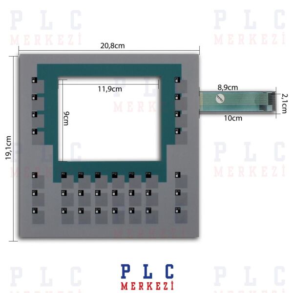 SIEMENS  OP177 MEMBRAN 196X209MM