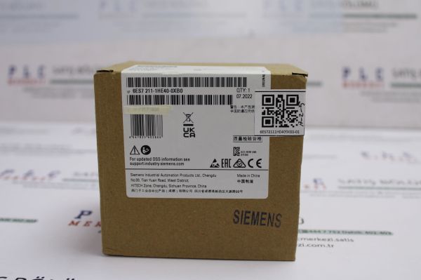 6ES7211-1HE40-0XB0, 6ES7 211-1HE40-0XB0 CPU 1211C YENİ KUTU KAPALI