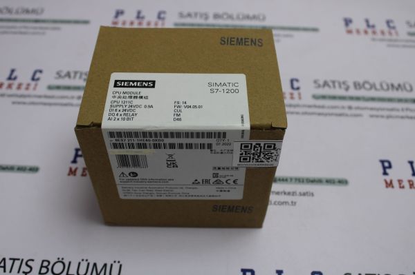6ES7211-1HE40-0XB0, 6ES7 211-1HE40-0XB0 CPU 1211C YENİ KUTU KAPALI
