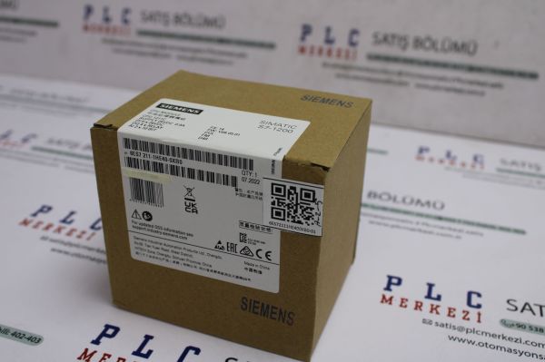 6ES7211-1HE40-0XB0, 6ES7 211-1HE40-0XB0 CPU 1211C YENİ KUTU KAPALI