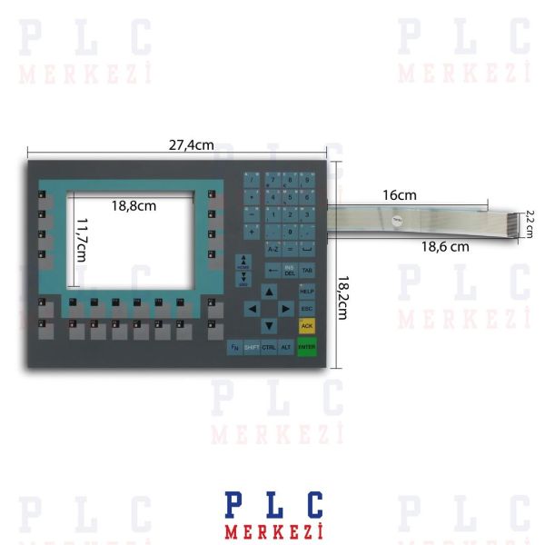 SIEMENS C7-633  TUŞ TAKIMI, MEMBRAN