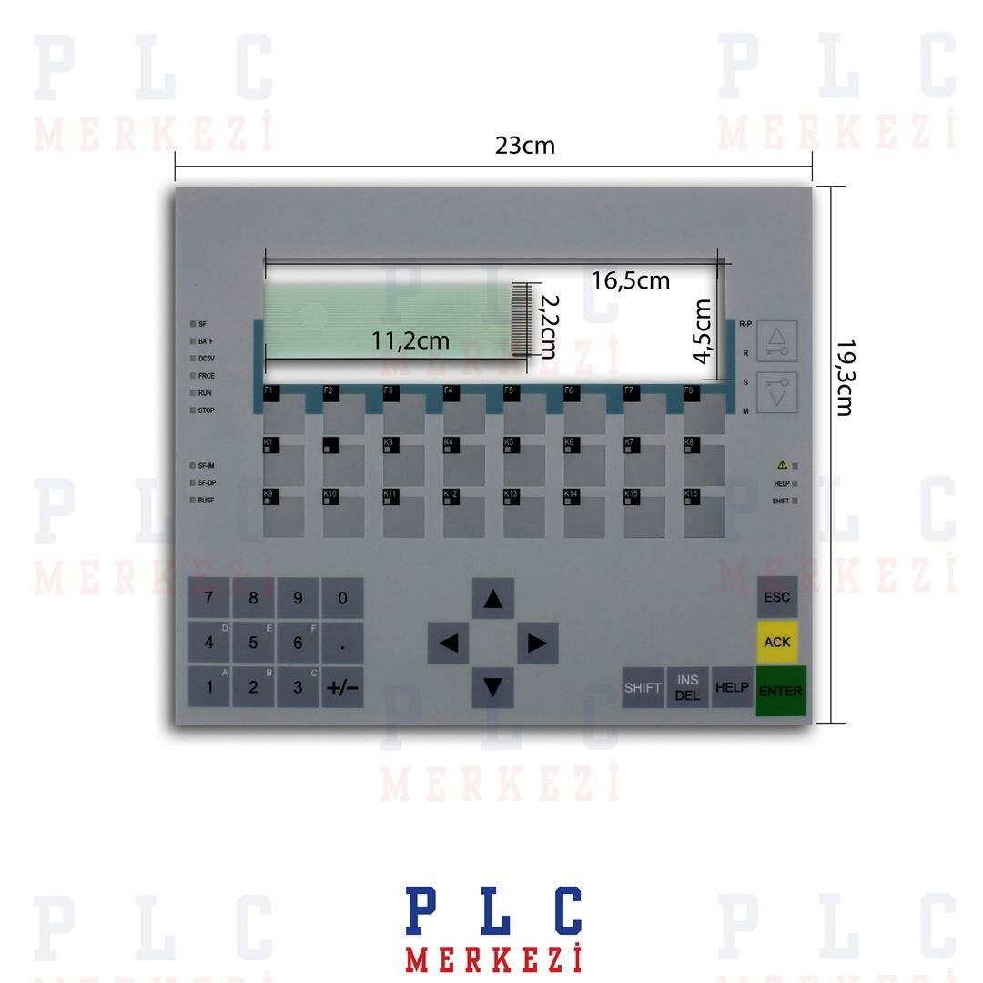 6ES7634-1DF02-0AE3 SIEMENS  C7-634DP TUŞ TAKIMI, MEMBRAN