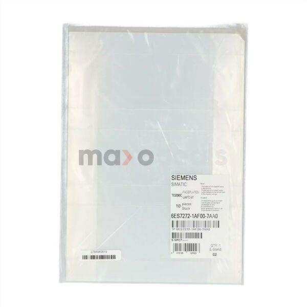 6ES7272-1AF00-7AA0 TD200C FRONT FILM, BLANK TD200C ÜRT.GARANTİLİ