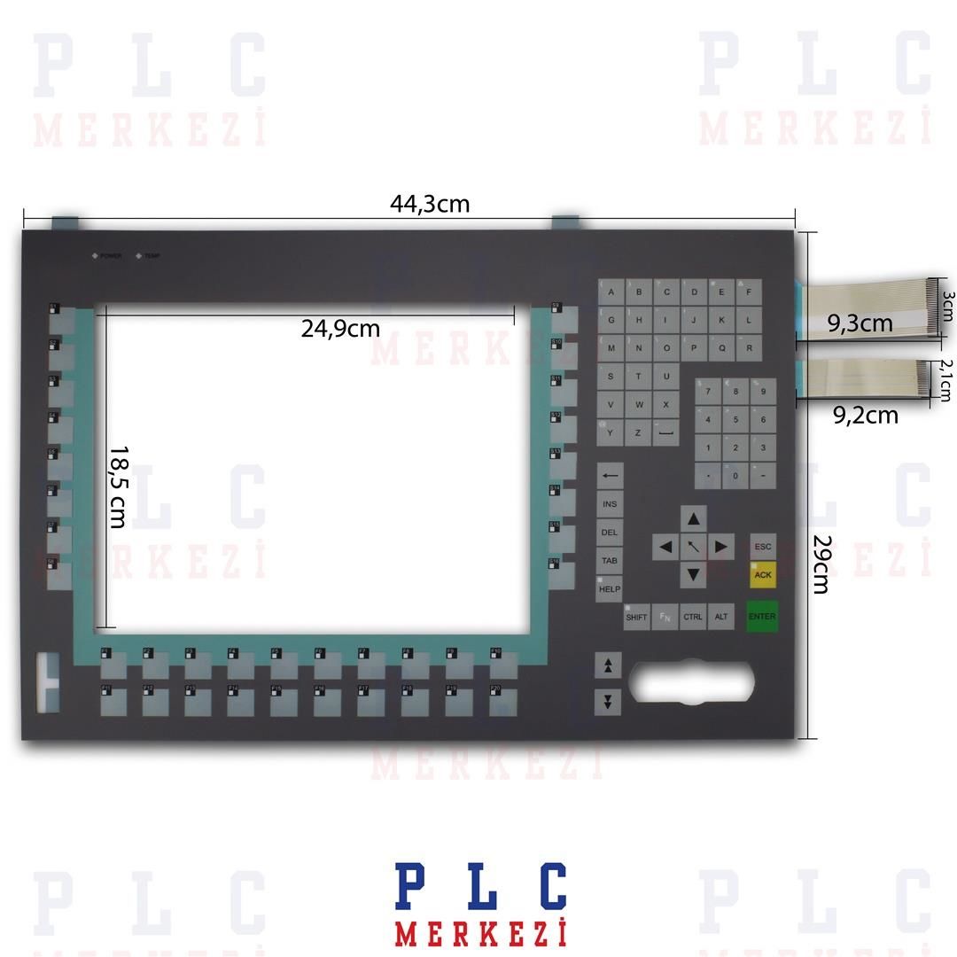 6AV7613-0AA12-0CF0 SIEMENS PC670 12 INC TUŞ TAKIMI, MEMBRAN