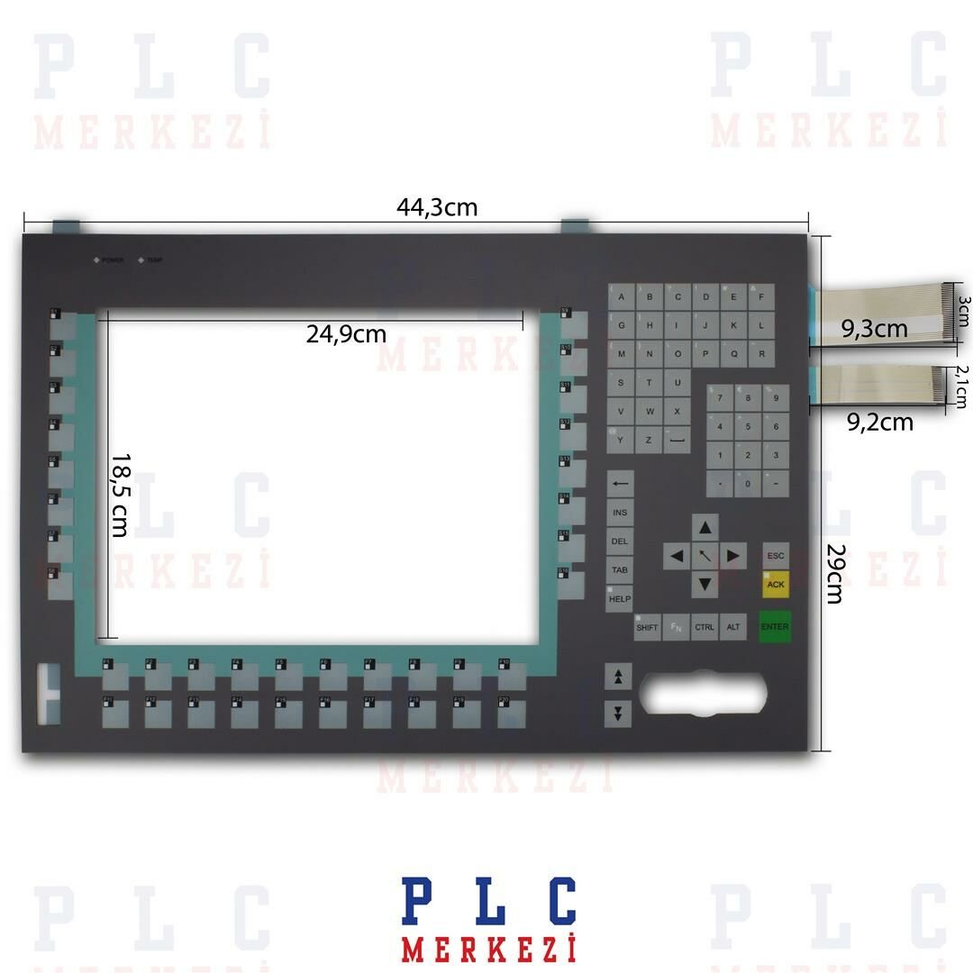 6AV7613-0AA12-0CE0  SIEMENS PC670 12 INC TUŞ TAKIMI, MEMBRAN