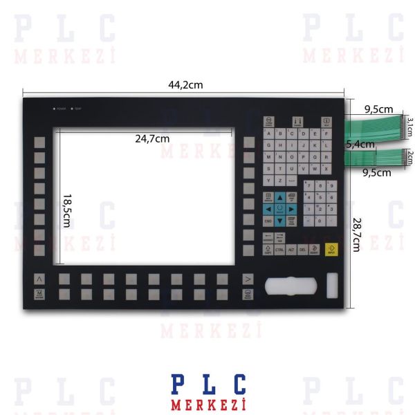 6FC5203-0AF02-0AA0 SIEMENS OP012 12.1 INC TUŞ TAKIMI, MEMBRAN
