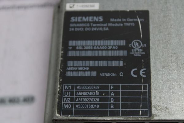 6SL3055-0AA00-3FA0 SIEMENS SINAMICS TERMINAL MODULE