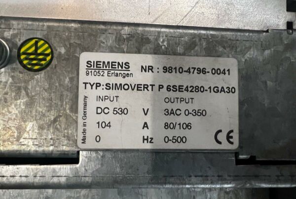 6SE4280-1GA30, 6SE42801GA30-04 SIEMENS
