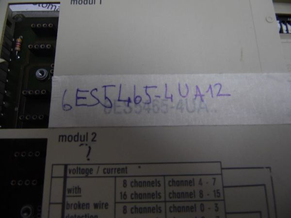 6ES5465-4UA12, 6ES5 465-4UA12 ANALOG INPUT, 16AI, FLOAT.