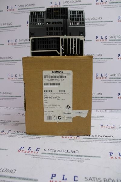 6SL3211-0AB23-0UB1 SIEMENS SINAMICS G110-CPM110 3.0 Kw  AC DRIVE  YENİ KUTU AÇIK