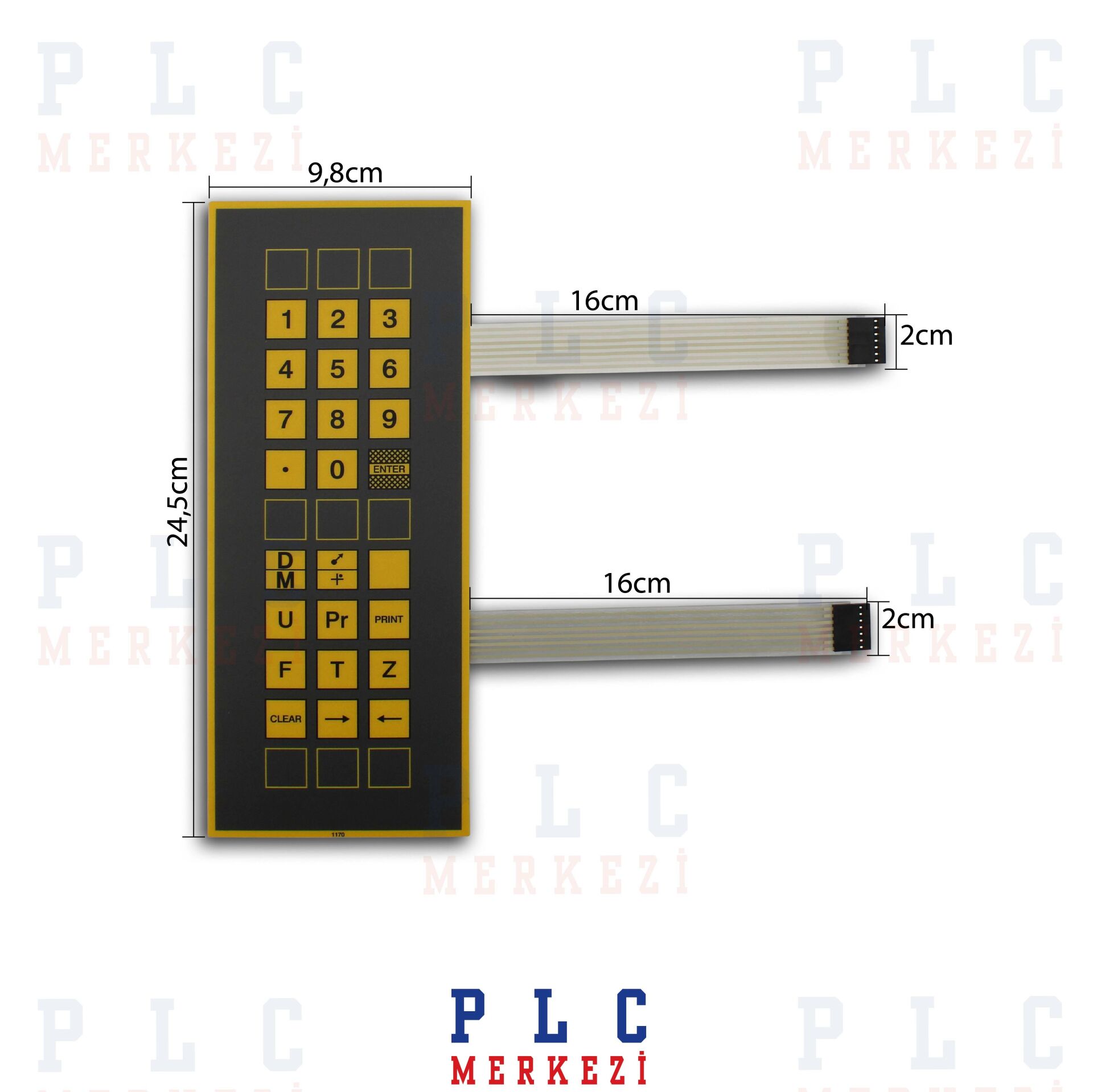 130  24 TUŞLU MEMBRAN