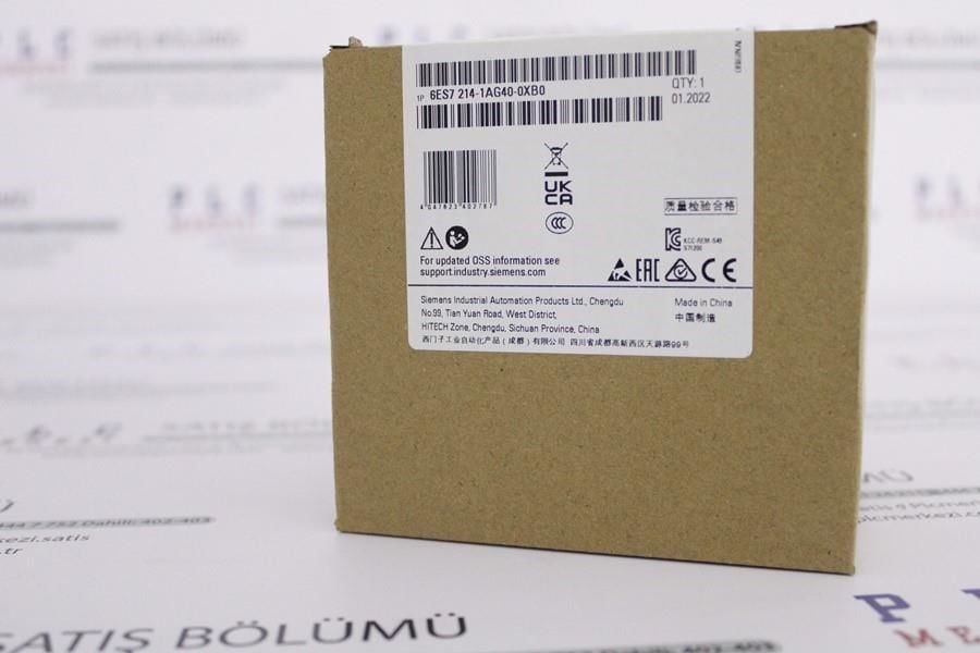 6ES7214-1AG40-0XB0, 6ES7 214-1AG40-0XB0 CPU 1214C YENİ KUTU AÇIK