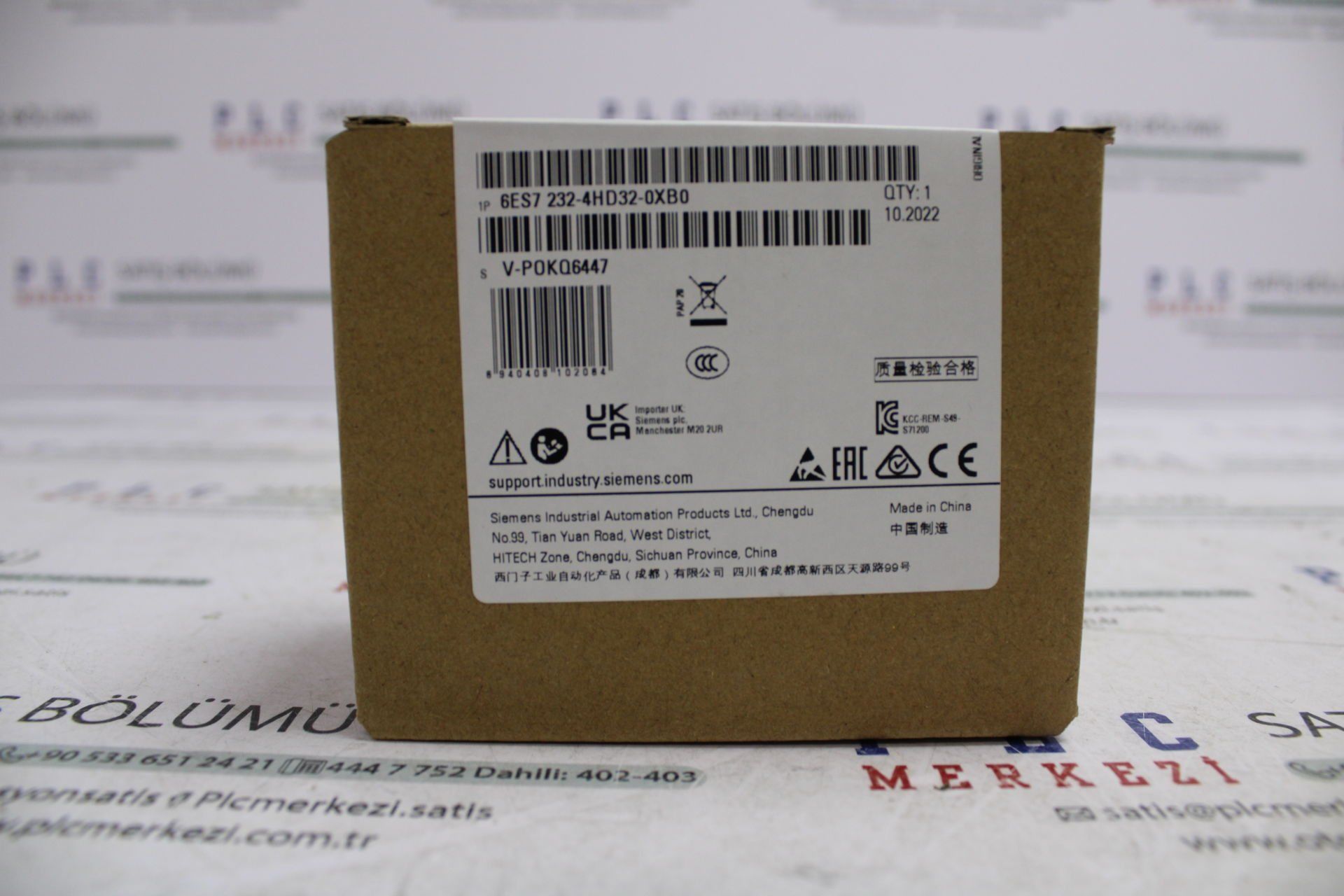 6ES7232-4HD32-0XB0, 6ES7 232-4HD32-0XB0 ANALOG OUTPUT SM 1232, 4AO  ÜRT.GARANTİSİ