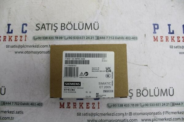 6ES7132-4BF00-0AA0, 6ES7 132-4BF00-0AA0 ET200S, ELEKTRONIKMODULE 8DO DC24V/0,5A   ÜRT.GARANTİSİ