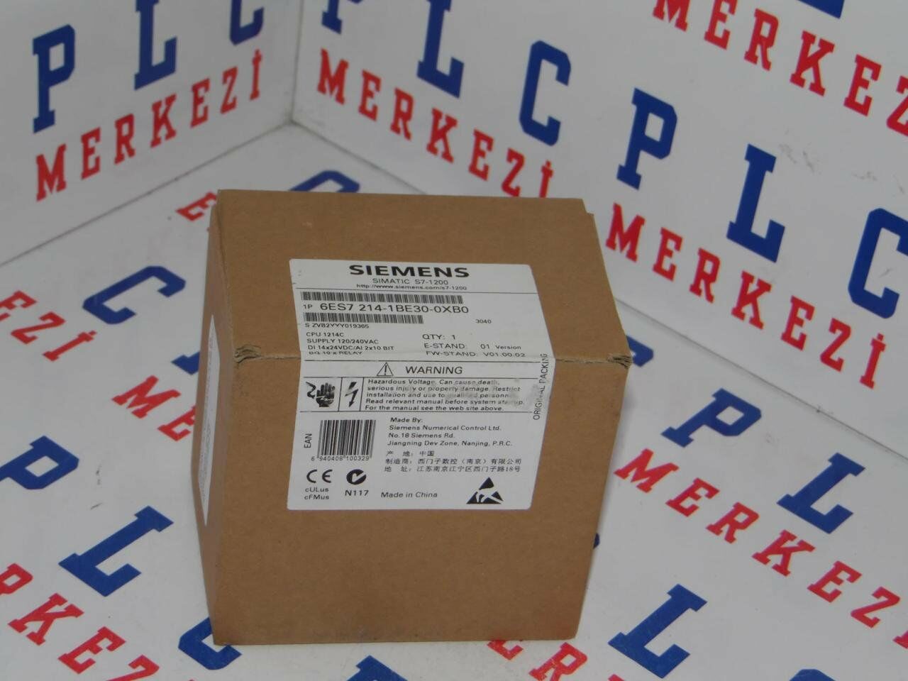 6ES7214-1BE30-0XB0, 6ES7 214-1BE30-0XB0 SIMATIC S7-1200 CPU 1214C YENİ KUTU KAPALI