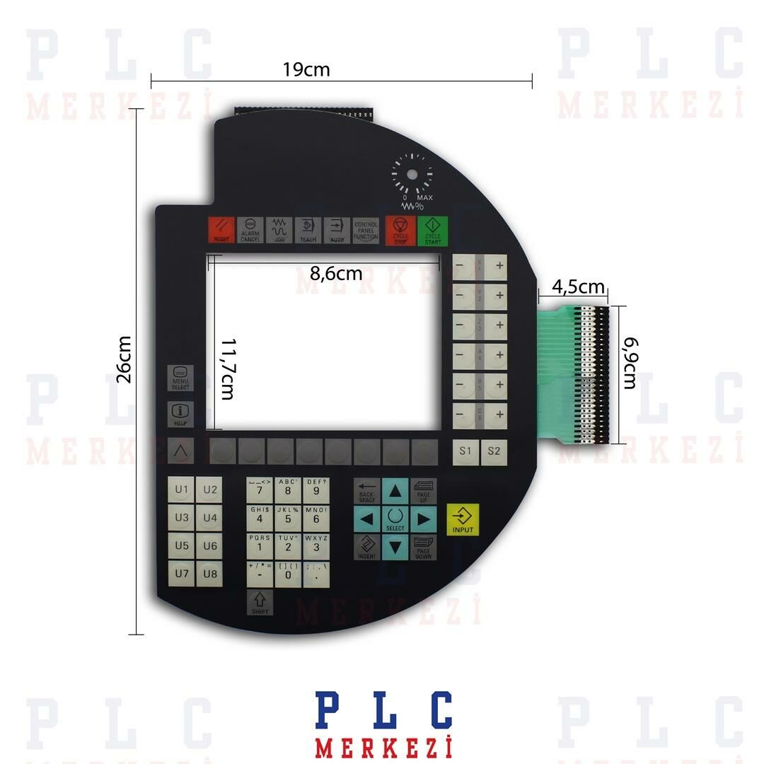 SINUMERIK HT6 261X188MM SIEMENS TUŞ TAKIMI, MEMBRAN