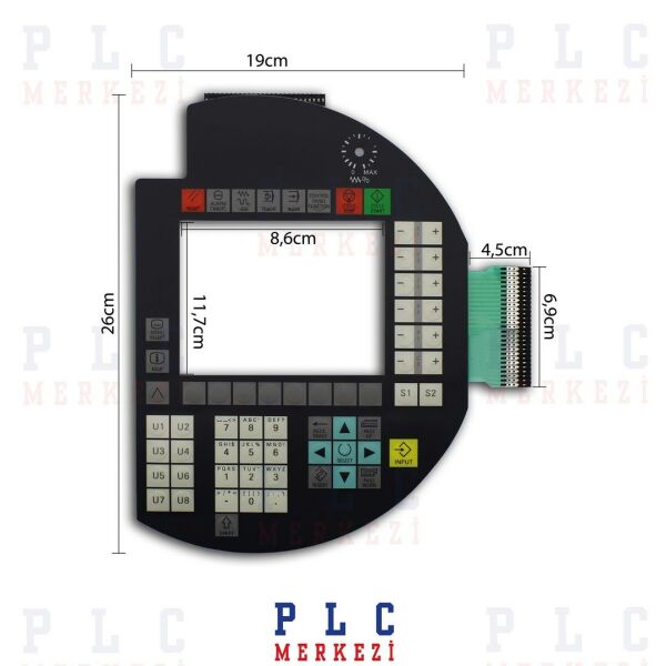 6FC5403-0AA10-0AA1 SIEMENS  HT6 SINUMERIK TUŞ TAKIMI, MEMBRAN