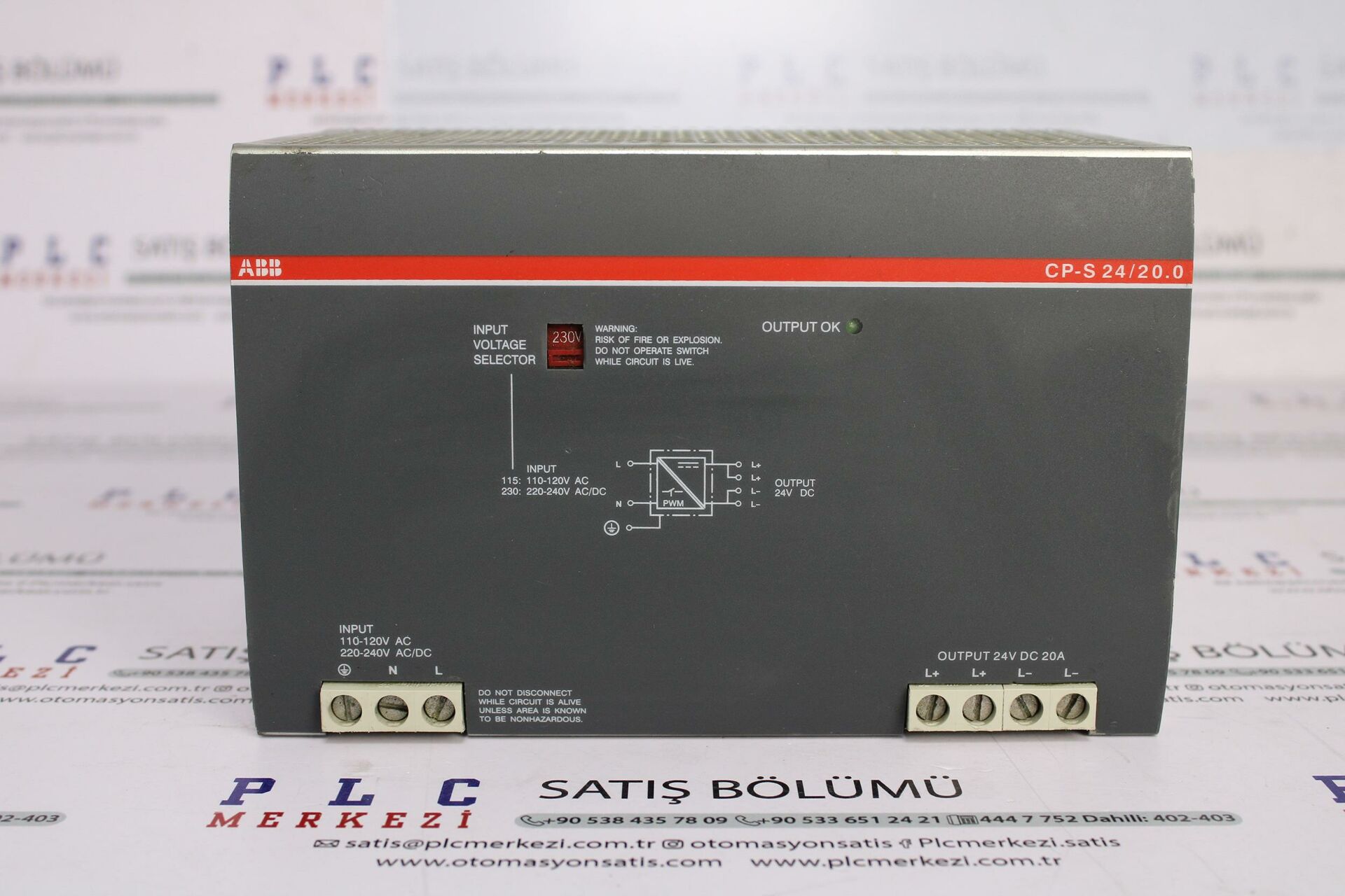 1SVR427016R0100 ABB CP-S 24/20.0 POWER SUPPLY 110-