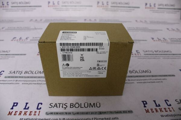6ES7215-1HG40-0XB0, 6ES7 215-1HG40-0XB0 SIMATIC S7-1200, CPU 1215C 14 DI 24 V DC ÜRT.GARANTİSİ