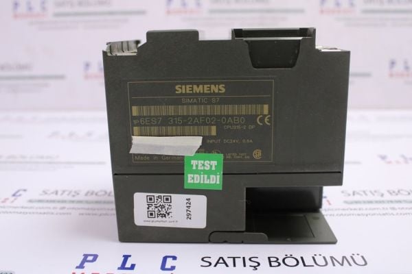 6ES7315-2AF02-0AB0, 6ES7 315-2AF02-0AB0, SIMATIC S7-300, CPU 315-DP, 24 V DC, 64 KB,