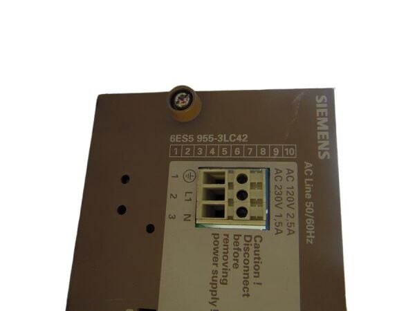 6ES5955-3LC42-04 PLC SIMATIC S5 CONROL UNIT SIEMENS