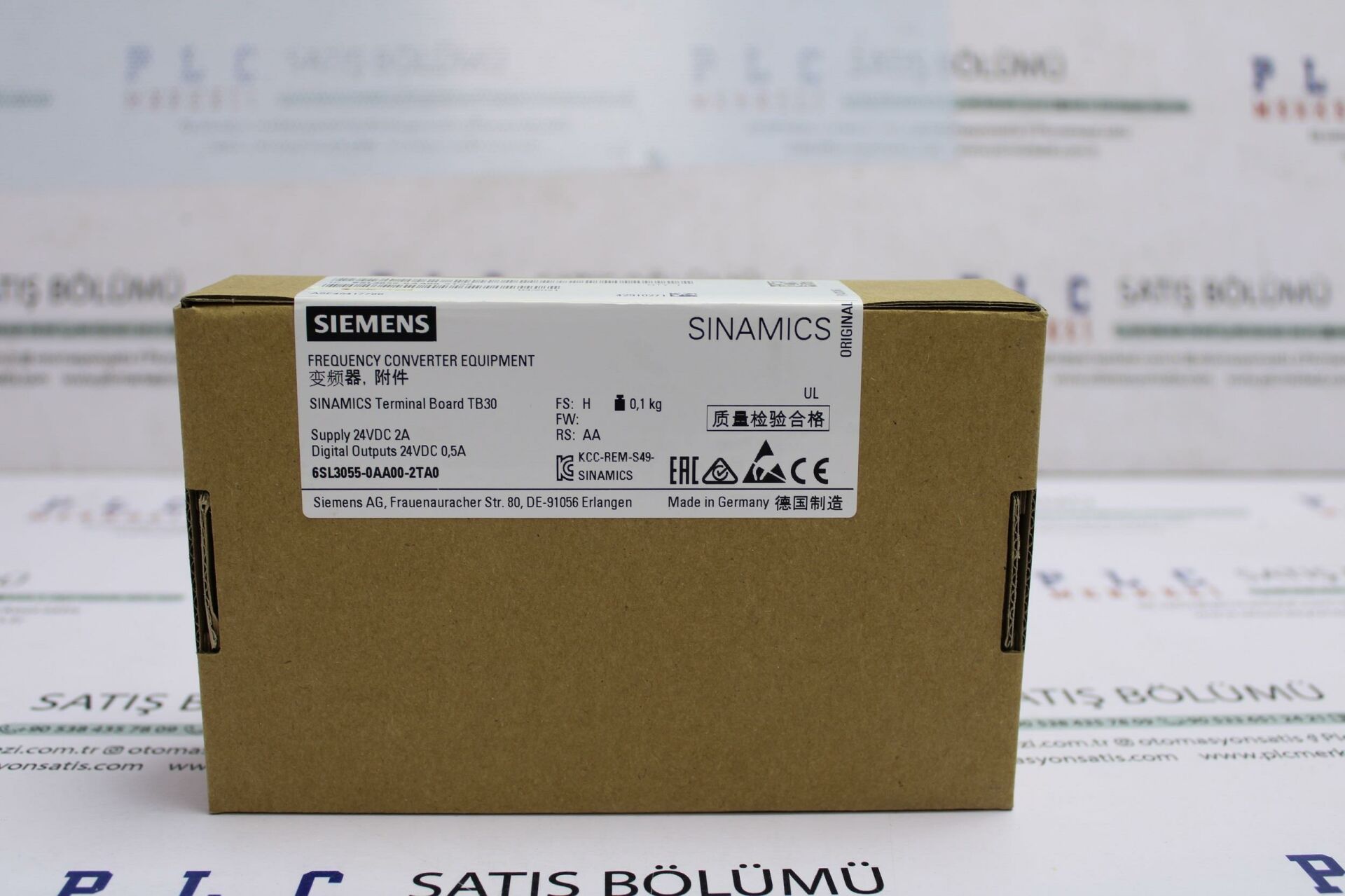 6SL3055-0AA00-2TA0 SINAMICS / SIMOTION TERMINAL BOARD TB30 FOR CONTROL UNIT ÜRT.GARANTİLİ