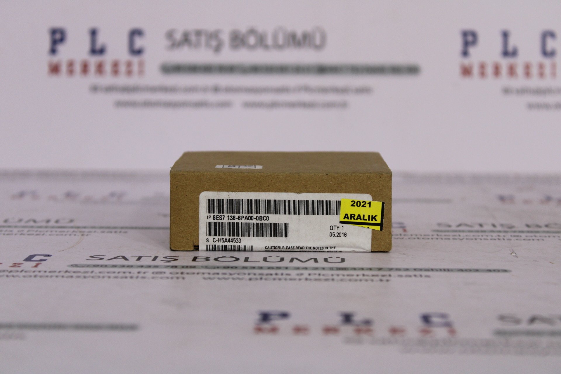 6ES7136-6PA00-0BC0, 6ES7 136-6PA00-0BC0 SIMATIC ET200 SP POWER MODULE 24V DC YENİ KUTU KAPALI