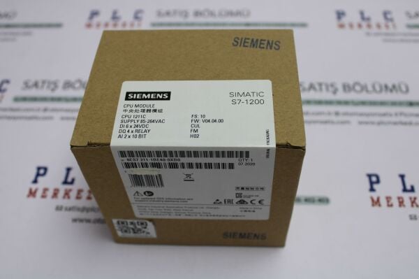 6ES7211-1BE40-0XB0, 6ES7 211-1BE40-0XB0 CPU 1211C YENİ KUTU KAPALI SIEMENS