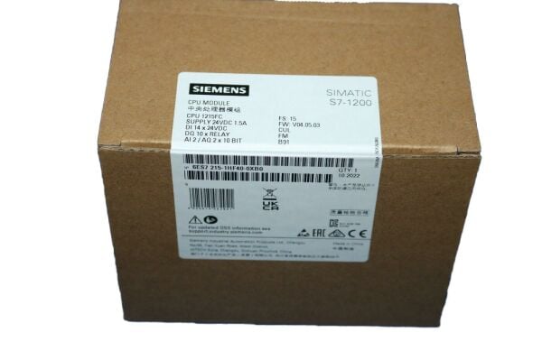 6ES7215-1HF40-0XB0 CPU 1215 FC, comp ÜRT.GARANTİLİ SIEMENS