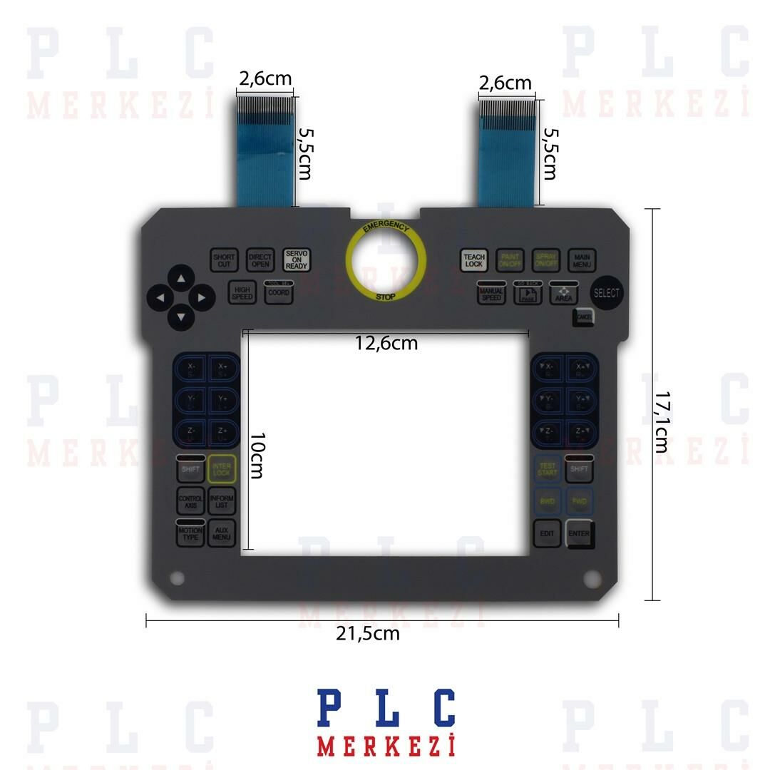 YASKAWA JZRCR-NPP03-20 171X215 MM TUŞ TAKIMI, MEMBRAN