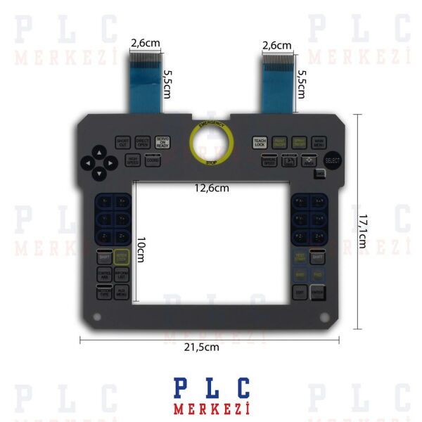 YASKAWA JZRCR-NPP03-20 171X215 MM TUŞ TAKIMI, MEMBRAN