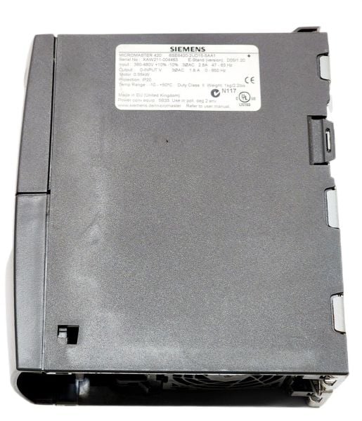 6SE6420-2UD15-5AA1 MICROMASTER 420 SIEMENS