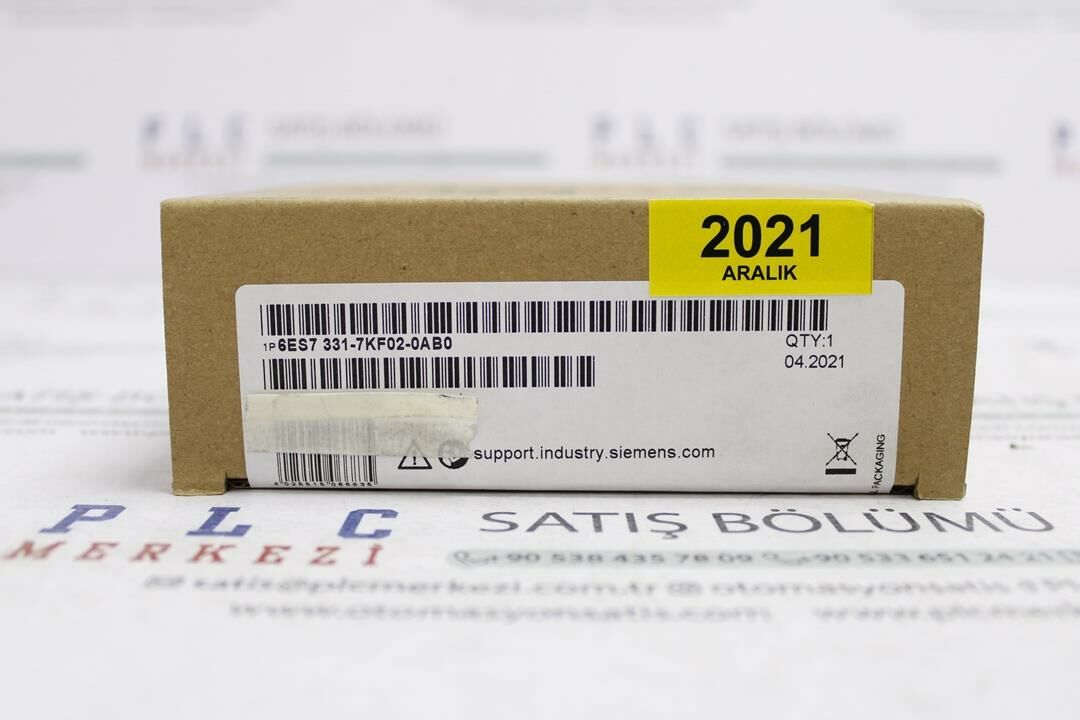 6ES7331-7KF02-0AB0, 6ES7 331-7KF02-0AB0 SM331, 8AI, 9/12/14BIT   ÜRT.GARANTİSİ