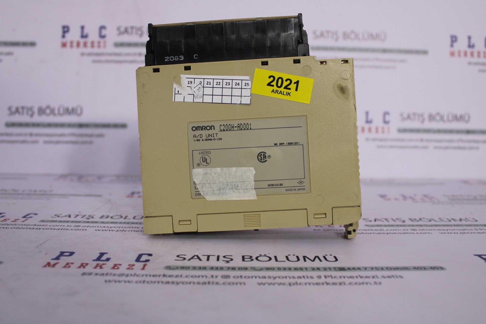 C200H-AD001 OMRON ANALOG INPUT MODULE 4 POINT  1-5V 4-20MA/0-10V 2.EL