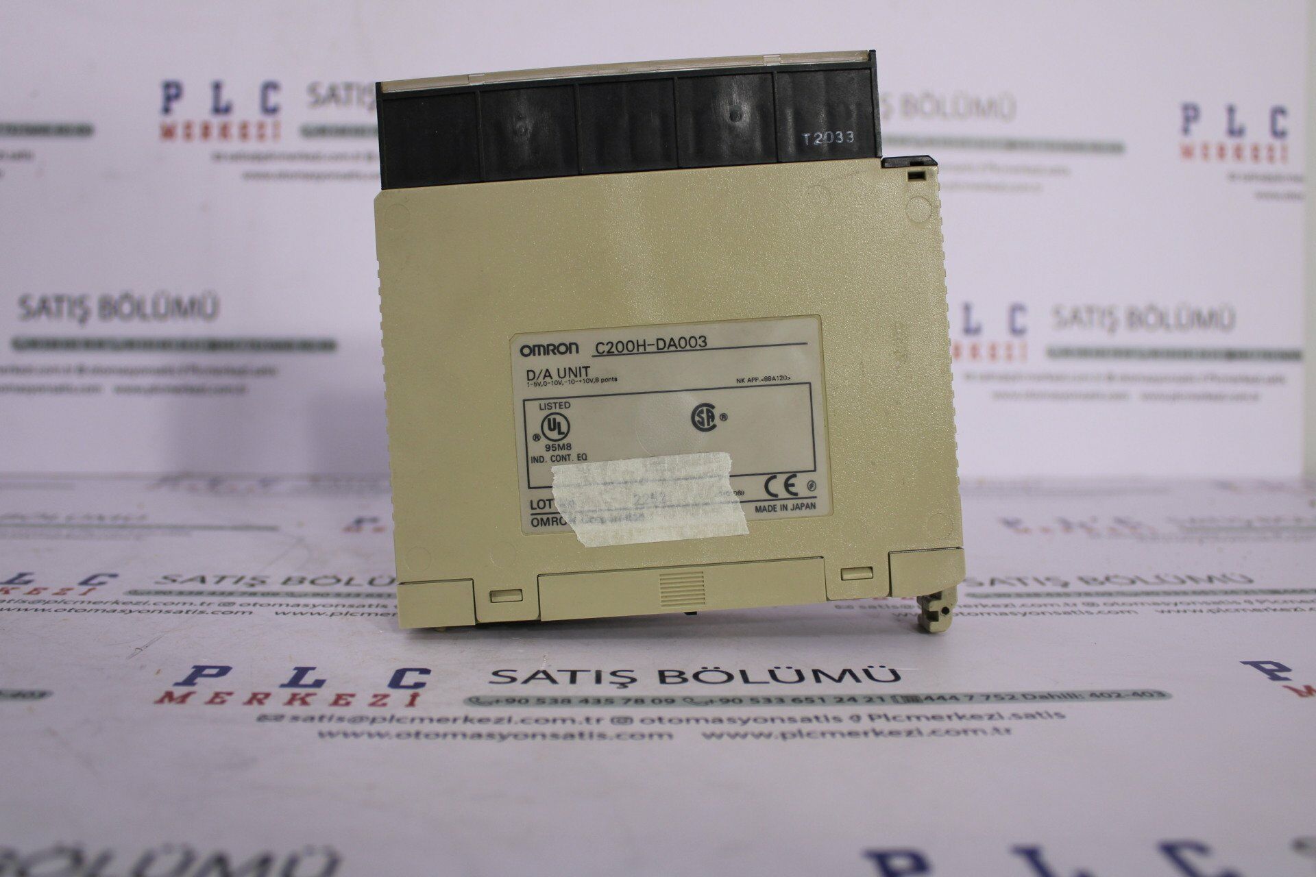 C200H-DA003 OMRON ANALOG OUTPUT UNIT, 8X 1-5V, 0-10V/-10-+10V 2.EL