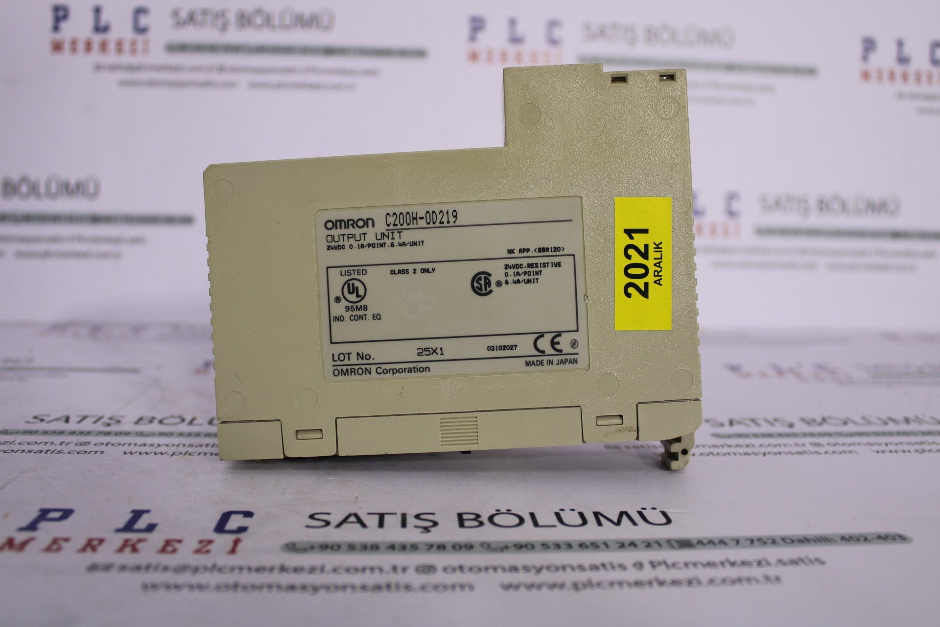 C200H-OD219 OMRON OUTPUT UNIT, 64X TRANSISTOR OUTPUTS, NPN, 0.1A, 24VDC 2.EL