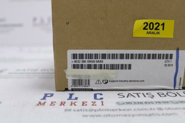 6ES7326-1BK02-0AB0, 6ES7 326-1BK02-0AB0 SM326, F-DI 24 X DC24V, FAILSAFE  YENİ KUTU KAPALI