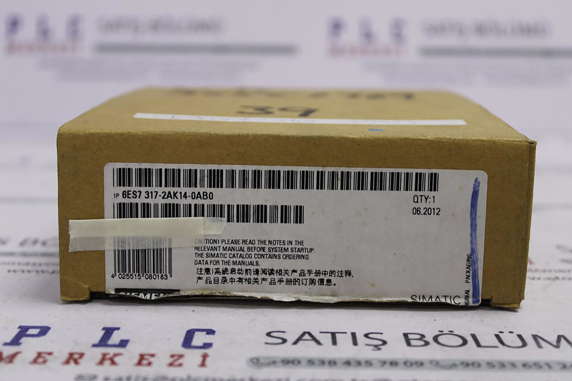 6ES7317-2AK14-0AB0 , 6ES7 317-2AK14-0AB0 CPU317-2 DP, 1 MB 668  YENİ KUTU AÇIK