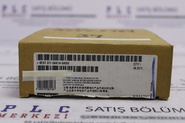 6ES7317-2AK14-0AB0 , 6ES7 317-2AK14-0AB0 CPU317-2 DP, 1 MB 668  YENİ KUTU AÇIK