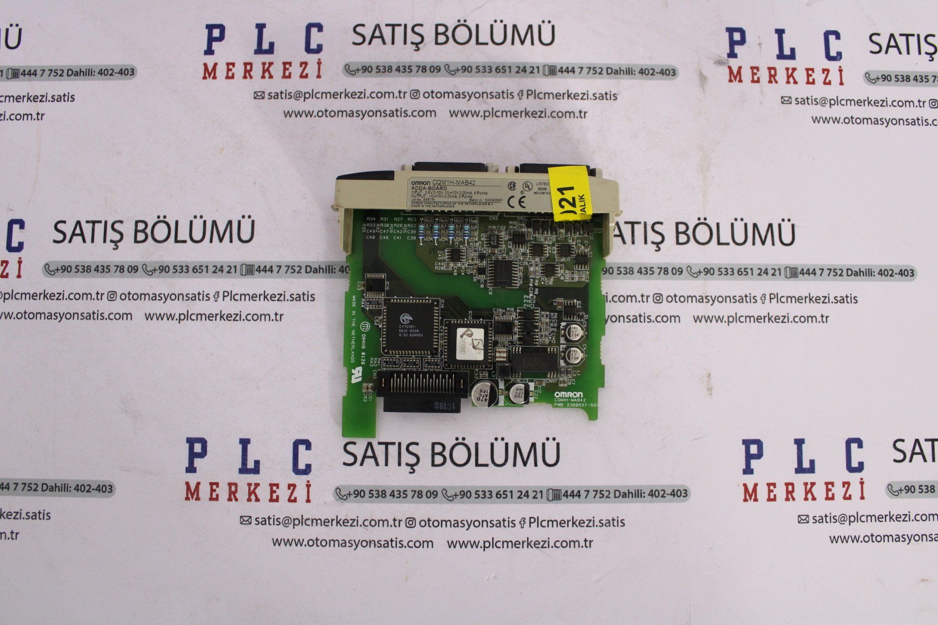 CQM1H-MAB42 OMRON ANALOG I/O BOARD 4AI/2AO 2.EL