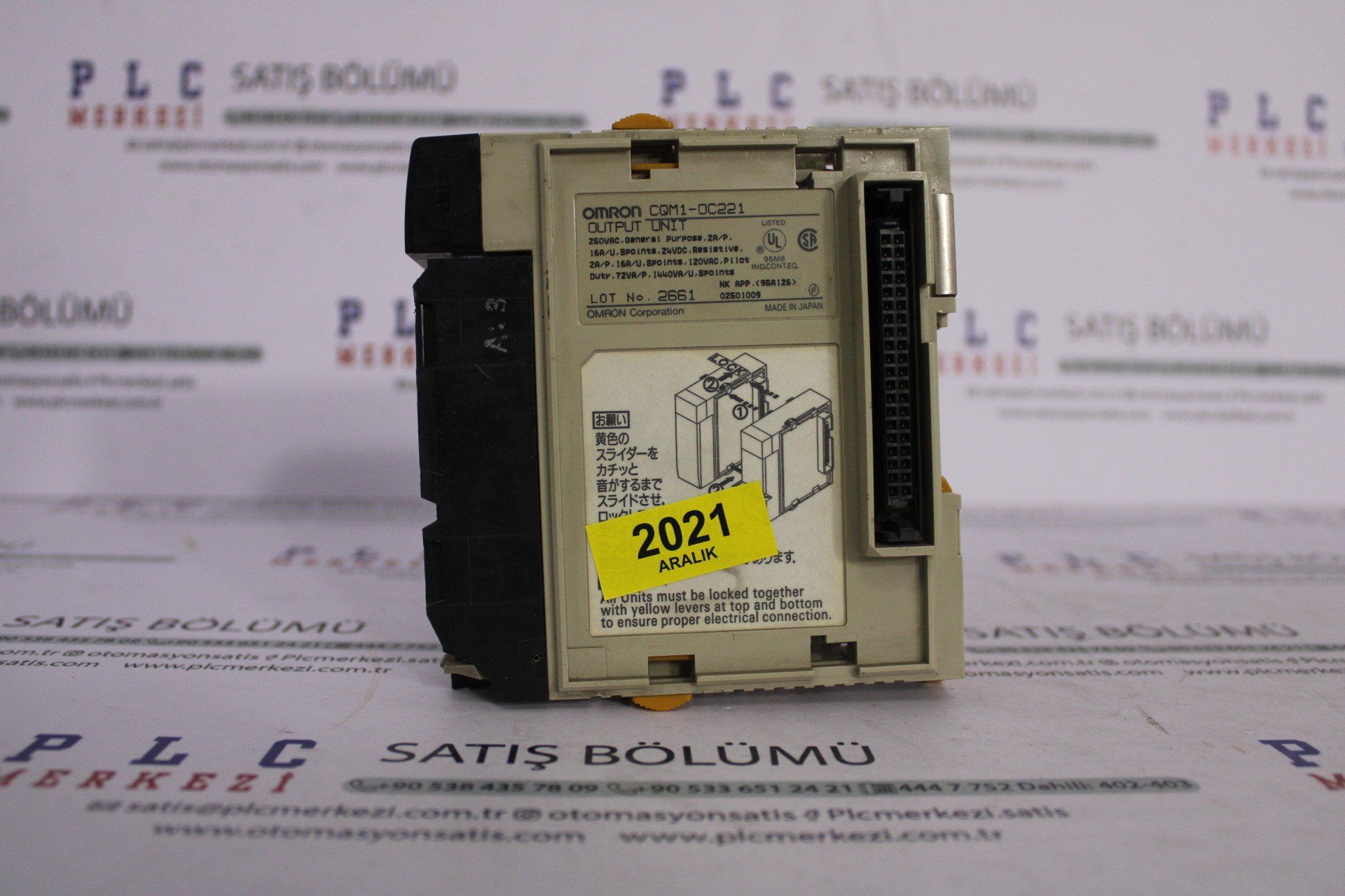 CQM1-OC221 OMRON OUTPUT MODULE 8 POINT 24V DC 2.EL