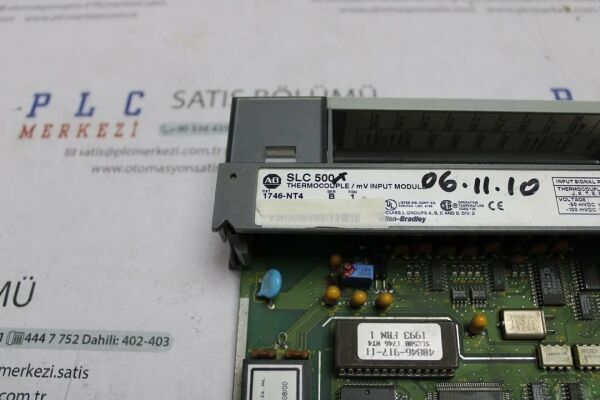 1746-NT4 ALLEN BRADLEY THERMOCOUPLE ANALOG INPUT MODULE 4AI 2.EL