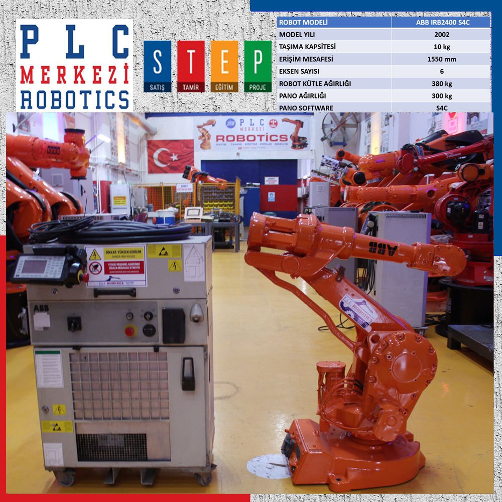 ABB IRB 2400 M2000 S4C 2002 ROBOT