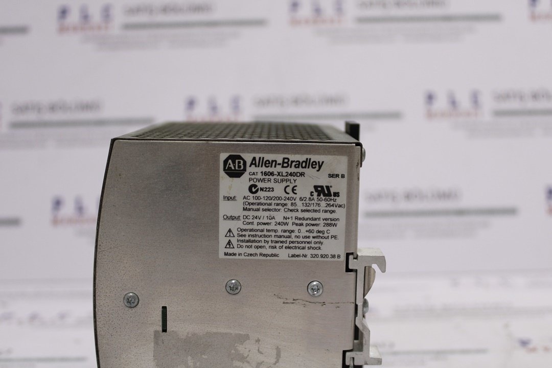 1606-XL240DR SWITCH MODE POWER SUPPLY 240W 200-240VAC 24VDC 2.EL