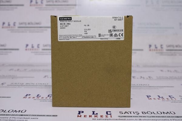 6ES7331-7KF02-0AB0 SM331, 8AI, 9/12/14BIT  YENİ KU