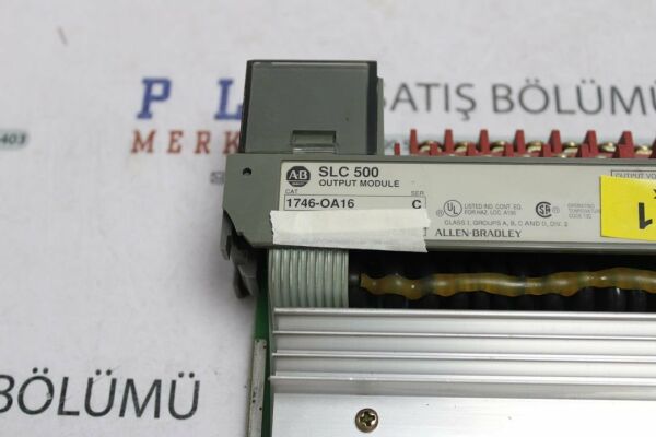1746-OA16 ALLEN BRADLEY DIGITAL AC OUTPUT MODULE 16DO  2.EL