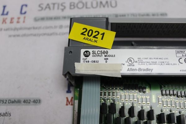 1746-OB32 ALLEN BRADLEY DIGITAL OUTPUT MODULE 32 DO 2.EL